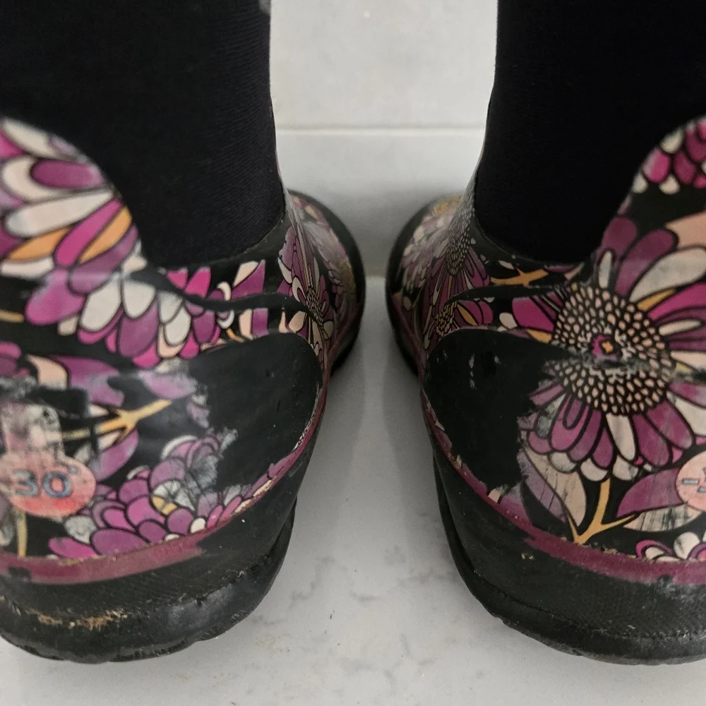 Bogs Classic High Grasp Handle Waterproof Insulated Snow Boots Mumsie Size 10 - Picture 6 of 8